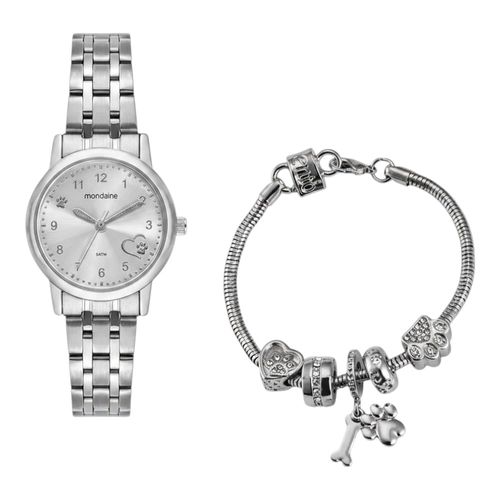 Relógio Mondaine C/ Semijoia 32991L0mkne2k1 Prata