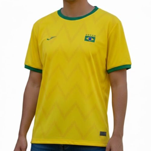 Camisa Elite Lic Brasil Inf 135558 Amarelo