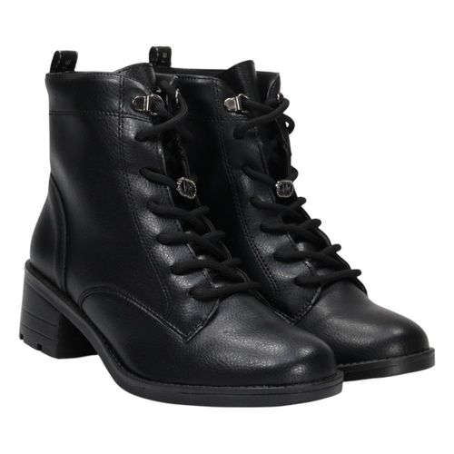 Bota Coturno Via Marte 002-002 Preto