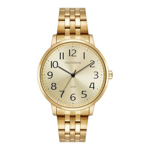 Relógio Mondaine C/ Semijoia 99909Lpmkde1k1 Dourado