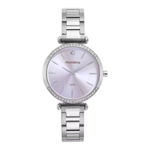 Relógio Mondaine C/ Colar 32861L0mvne2k2 Prata