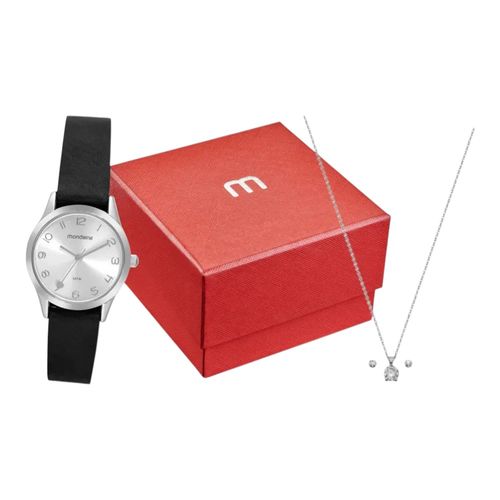 Relógio Mondaine C/ Colar 32793L0mknh2k1 Preto