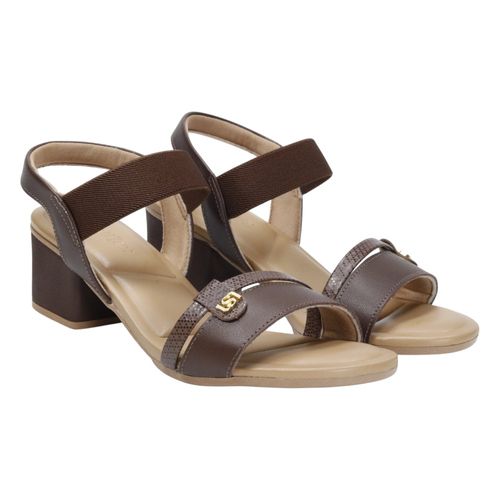 Sandália Salto Usaflex Ud31003 Pinhao