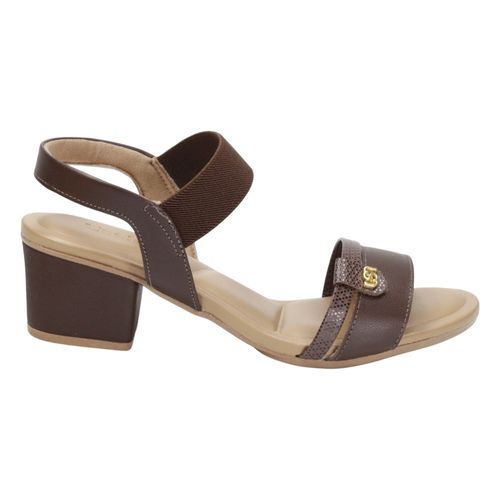 Sandália Salto Usaflex Ud31003 Pinhao