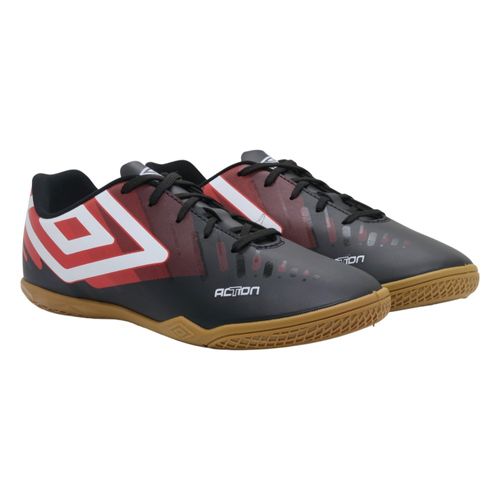 Chuteira Indoor Umbro Action Preto