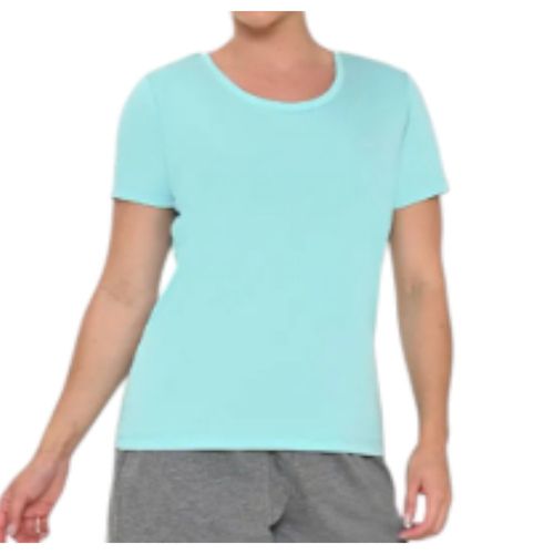 Camiseta Dry Olympikus Essent OBWST24607 Azul Claro