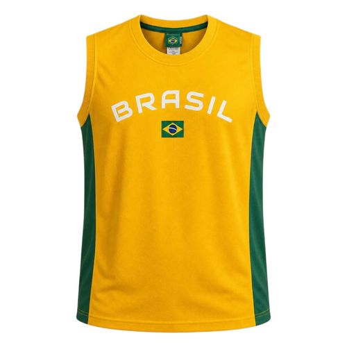 Regata Braziline Brasil Masc. 023007875 Amarelo