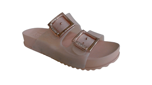 Tamanco Rasteira Zaxy Partner Grendene  Nude