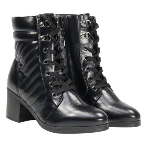 Bota Salto Mooncity Cano Curto 73202 Preto