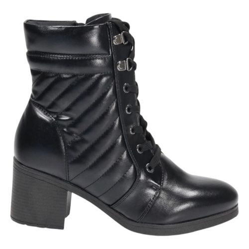 Bota Salto Mooncity Cano Curto 73202 Preto
