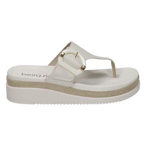 Tamanco Anabela Beira Rio 8575.106 Branco