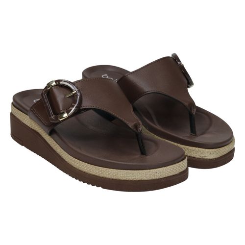 Tamanco Anabela Beira Rio 8575.106 Chocolate