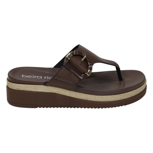 Tamanco Anabela Beira Rio 8575.106 Chocolate
