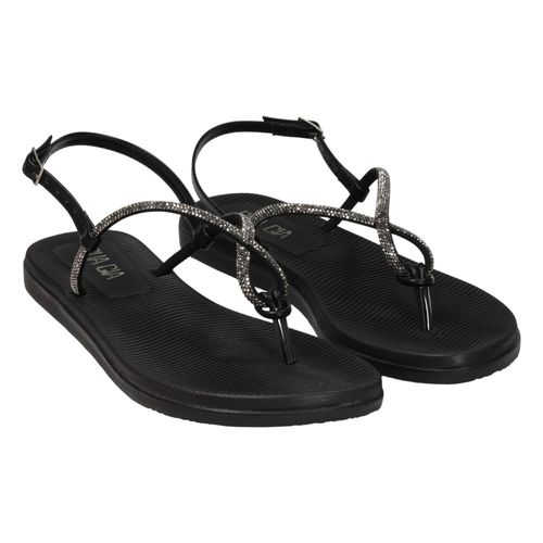 Sandália Rasteira Sua Cia 8346.16167 Preto