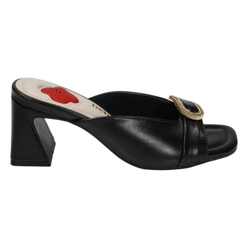 Tamanco Salto Bloco Bebecê 6056-131 Preto