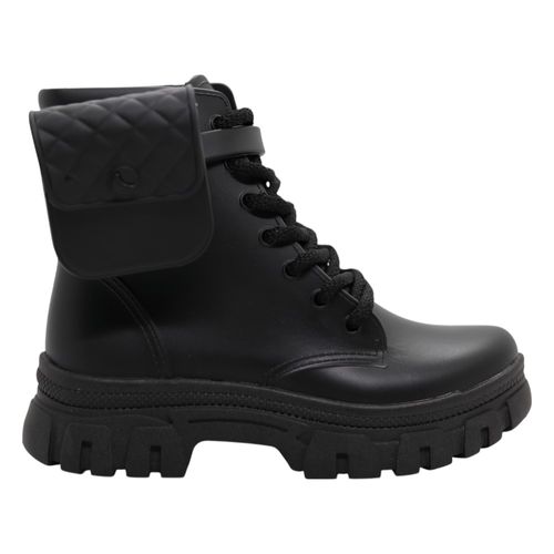 Bota Coturno Luelua  Preto