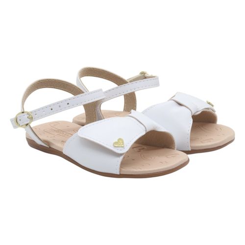 Sandalia Rasteira Molekinha 2743.103 Branco