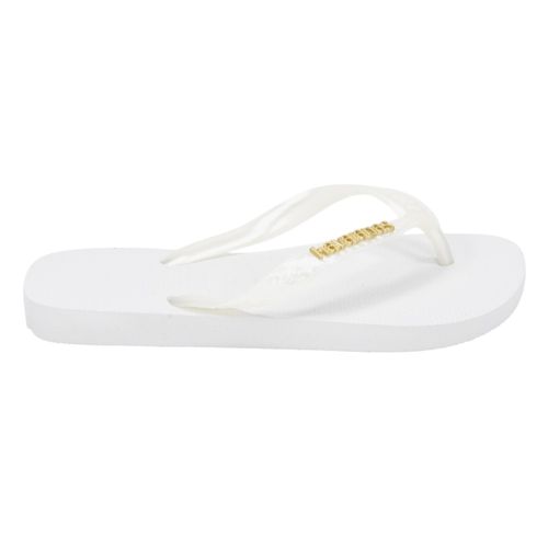 Chinelo Havaianas Top Logo Metallic 4127244 Branco
