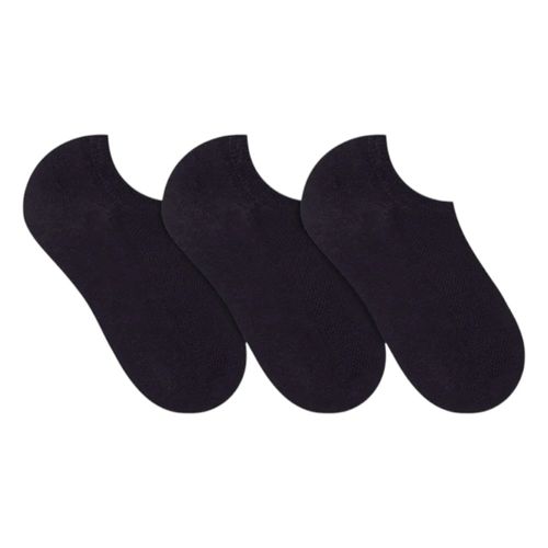 Meia Invisível Selene Kit C/3 39/44 4825.001 Preto