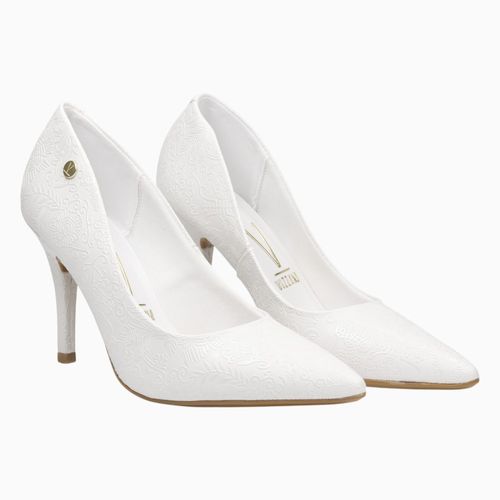 Scarpin Salto Vizzano 1184.1468 Napa Branco