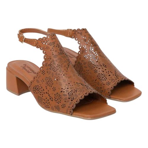 Sandalia Salto Bottero 374019 Caramelo
