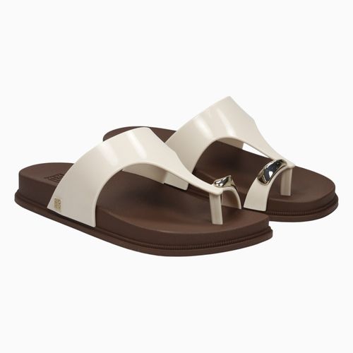 Chinelo Slide Buzz Zaxy 19437 Creme