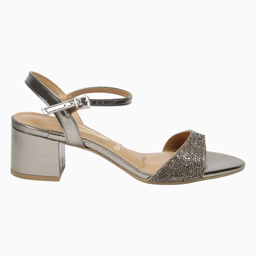 Sandália Salto Vizzano 6291.1822 Prata Velha