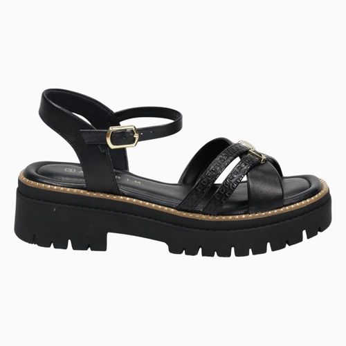 Sandália Rasteira Ramarim 2640202 Preto