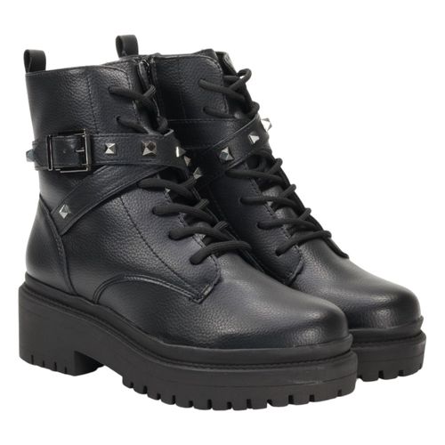 Bota Coturno Via Marte 005-008 Preto