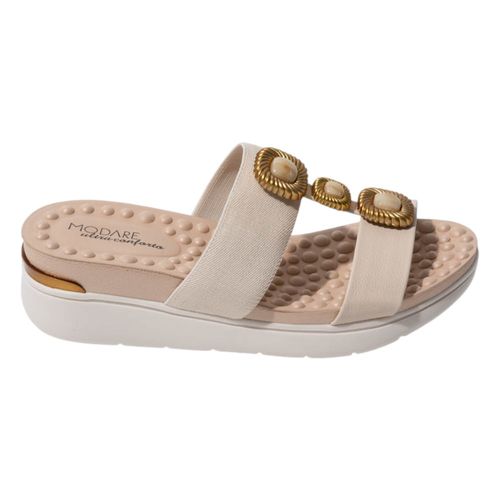 Tamanco Rasteira Modare 7151.146 Creme