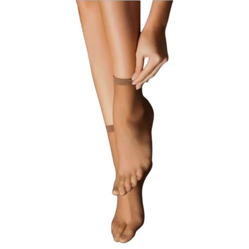 Meia Soquete Fio 15 Selene 9870.001 Natural