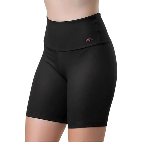 Bermuda Legging Elite 129133 Preto/Rosa