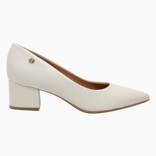 Scarpin Salto Bloco Vizzano 1220.315 Branco