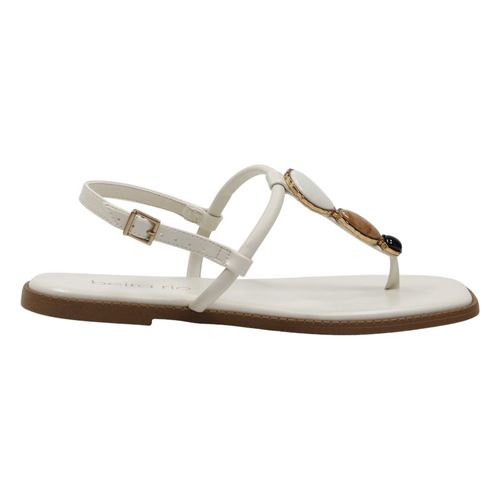 Sandália Rasteira Beira Rio 8571.103 Branco