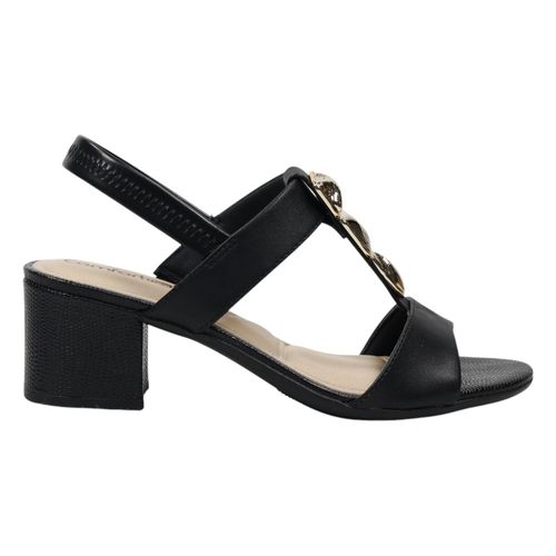 Sandália Salto Confortflex 2657403 Preto