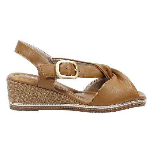 Sandália Anabela Piccadilly 409083 Camel