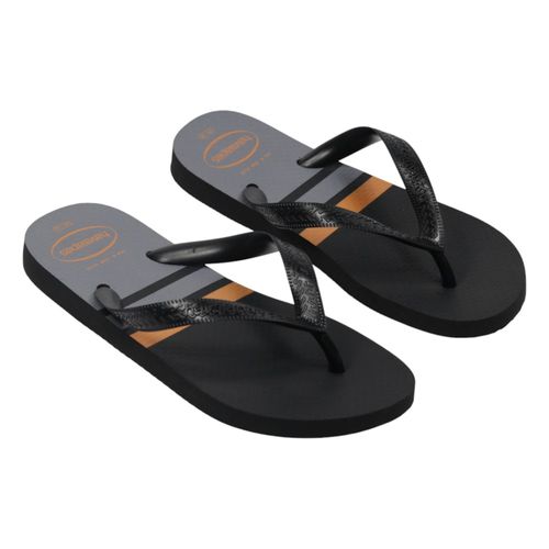 Chinelo Havaianas Essential FC 4148587 Preto/Cinza