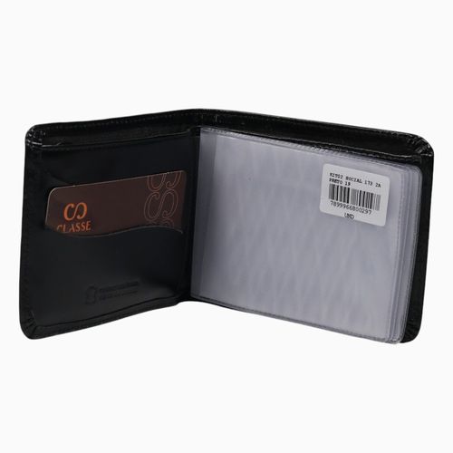 Carteira Classe Couro K2-173-2 Preto