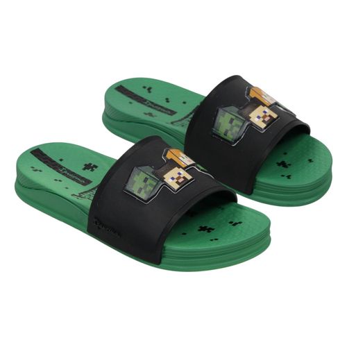 Chinelo Ipanema Slide Minecraft 27579 Verde