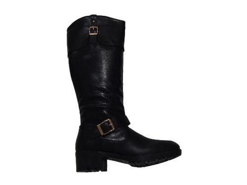 Bota Cano Alto Mooncity Preto