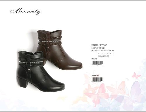 Mooncity Bota Salto Feminina 77952 (2021) Preto