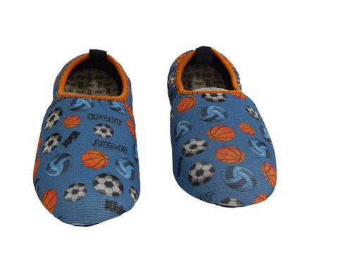 Sapatilha Menina Kidy 0966 - Azul/Laranja
