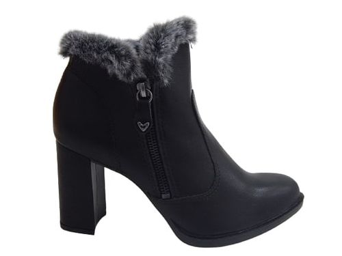 Mississipi Bota Salto Feminina Q5761 Preto