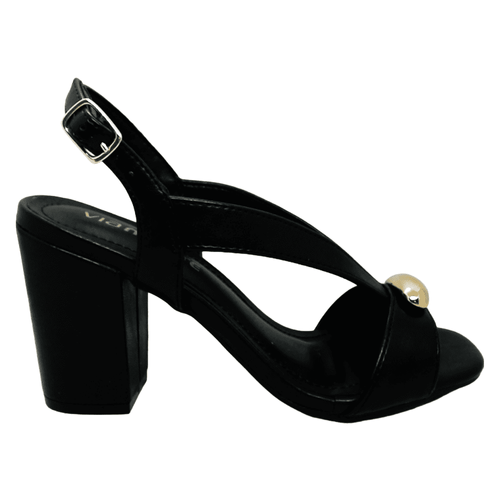 Sandália Salto Via Marte Preto